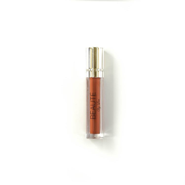 Darker shade of nude with a light brown undertone.